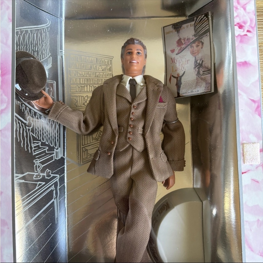 Hollywood Legends Barbie My Fair Lady Dolls Eliza And Ken As Henry Higgins NRFB - Picture 3 of 11